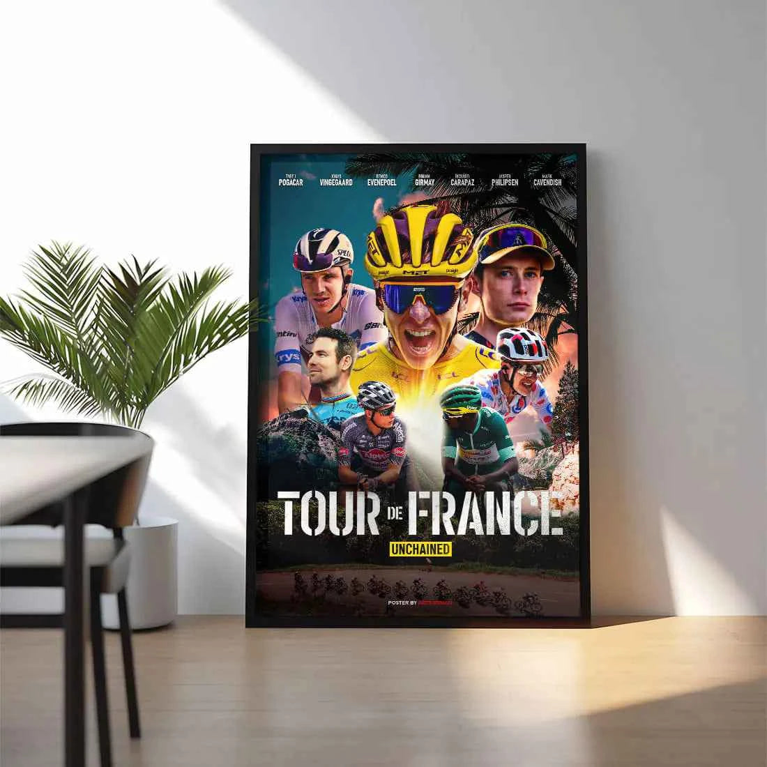 Poster Encadré - Série Netflix Tour de France 2024