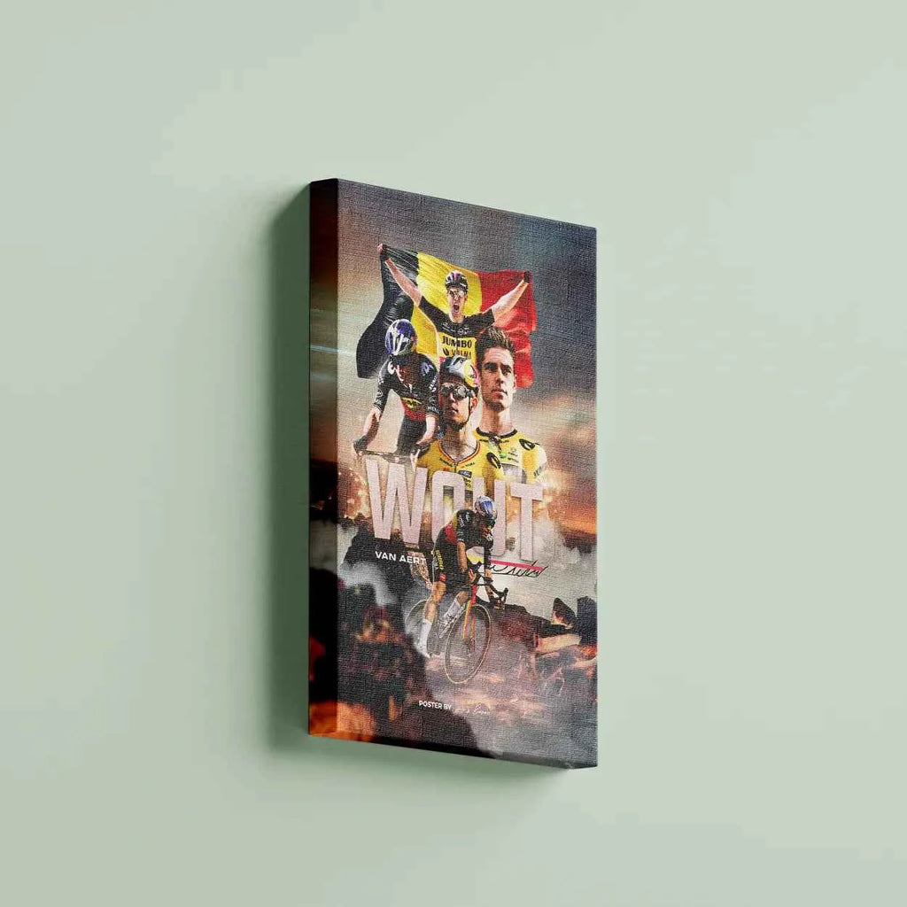 Toile - Wout van Aert (Édition champion de Belgique)